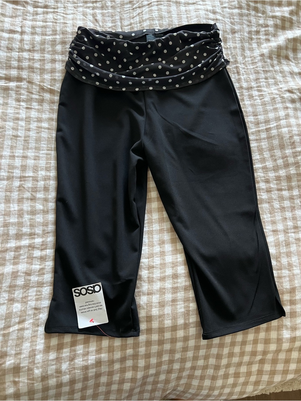 ASOS polka dot capri set